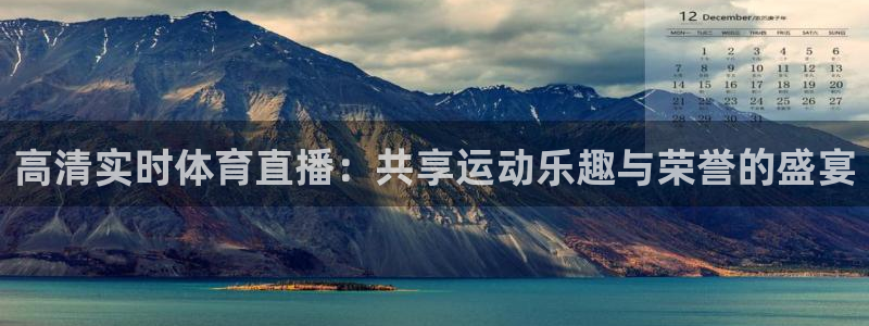 高清实时体育直播：共享运动乐趣与荣誉的盛宴