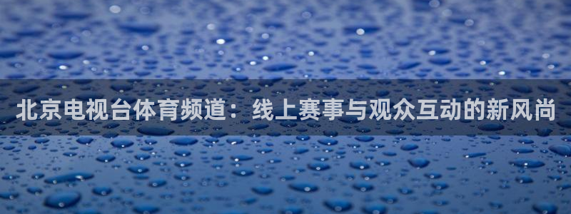 世界杯预选赛荷兰赛程：北京电视台体育频道：线上赛事与观众互动的新风尚